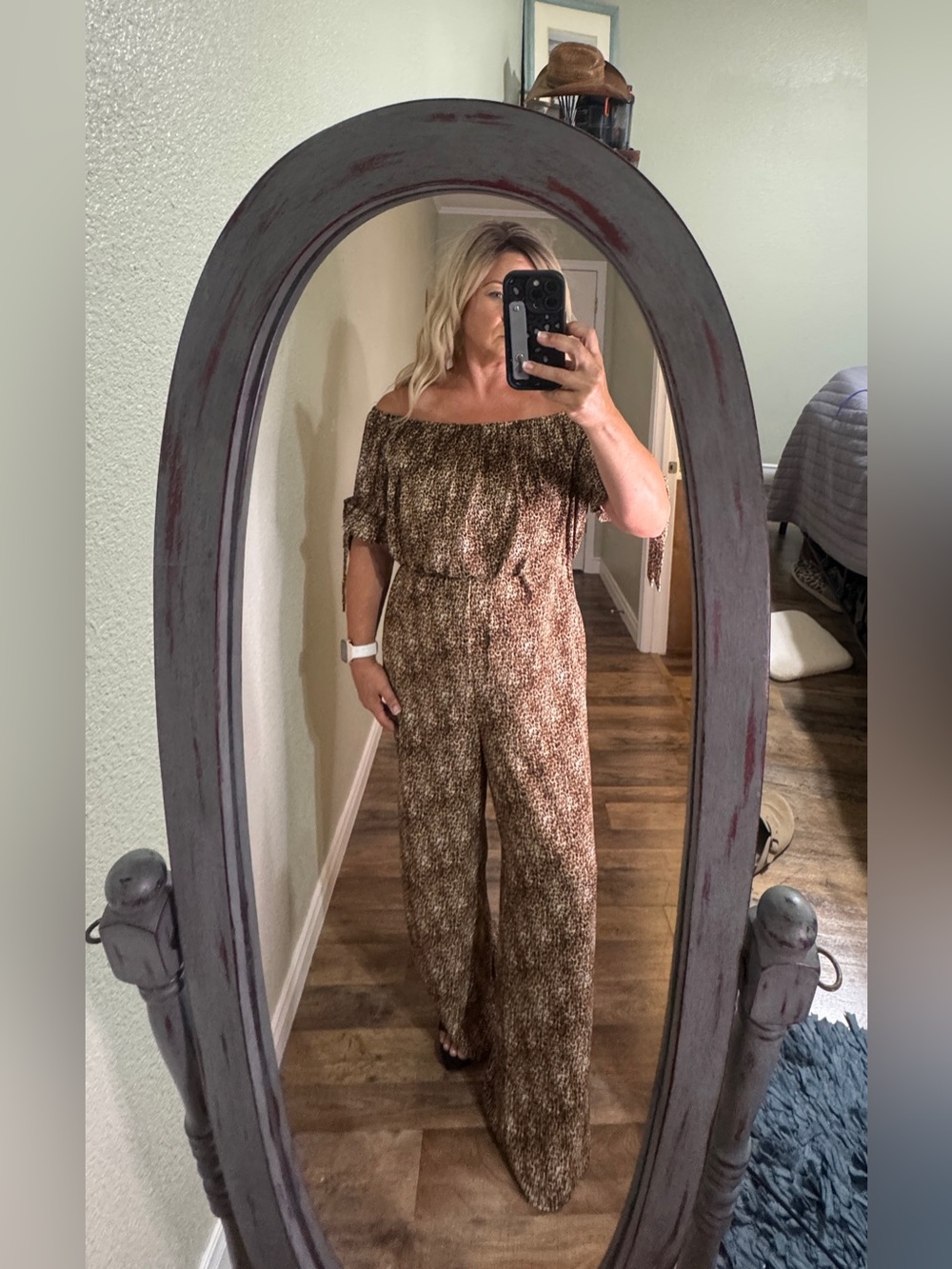 Tacera Animal Print Romper